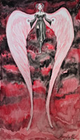 Kalana - Aquarelle et Sharpie